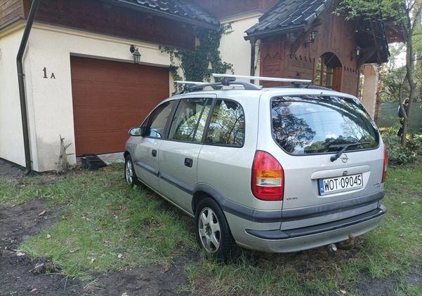 Opel Zafira cena 2900 przebieg: 384317, rok produkcji 2001 z Otwock małe 497